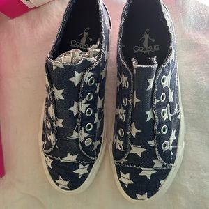 Size 6 Corkys slip on sneakers